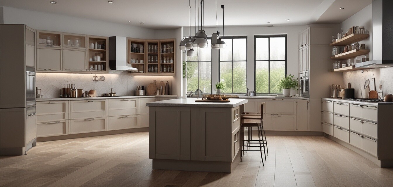 Well-organized kitchen