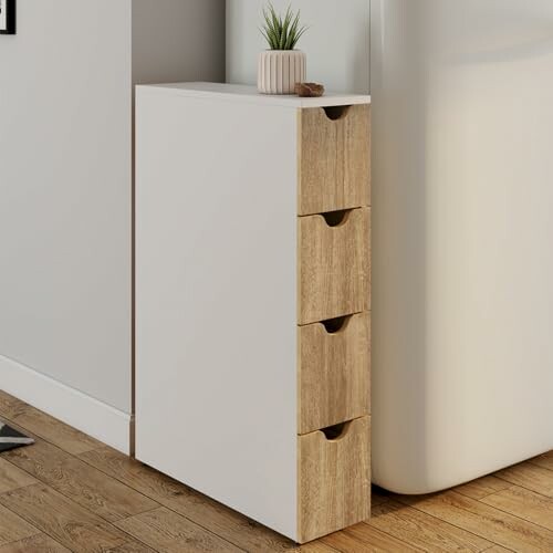 IDMarket Tour de Rangement 4 Tiroirs Wilo